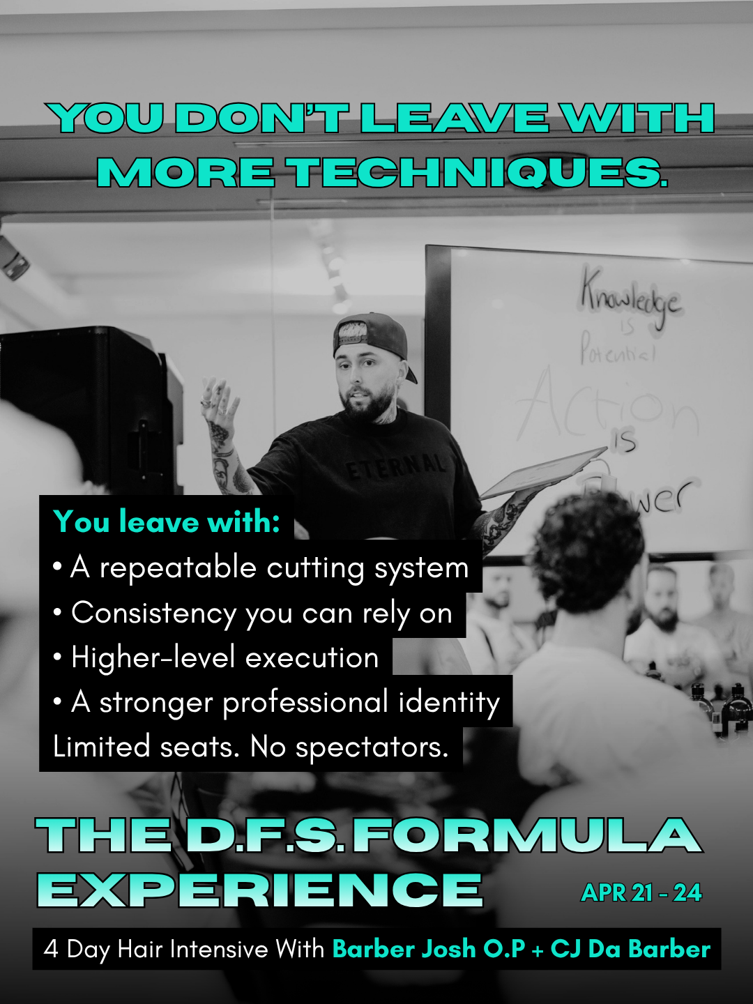 4 Day Masterclass with Josh O.P & CJ Da Barber